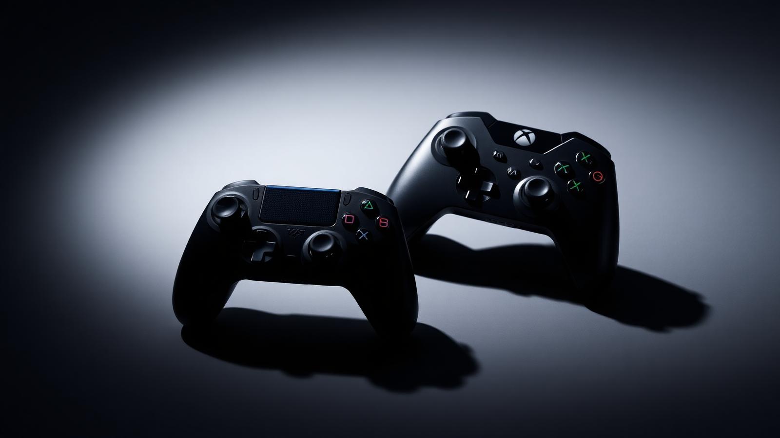 Controles PS5 e Xbox